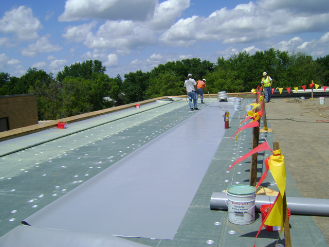 Single Ply TPO Roofing System - Dryspace, Cedar Rapids, IA
